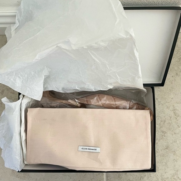 Club Monaco Ambrah point toe ankle strap pumps sandals 7 - Picture 6 of 7